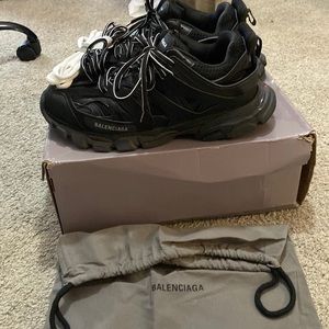 Balenciaga tracks size 12 all black